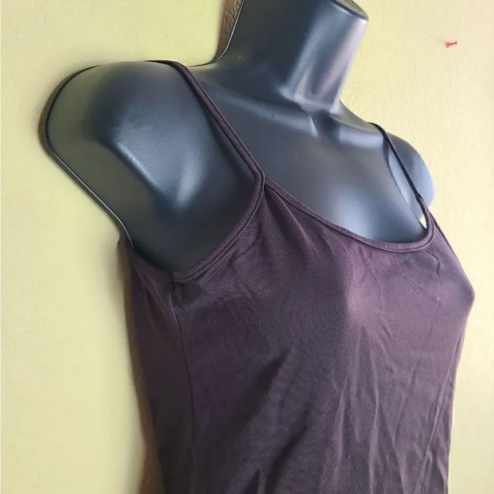 Zara Basic Chocolate Tank Top - Picture 2 of 6